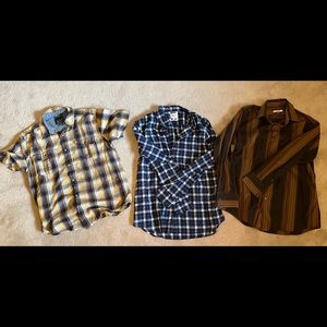 🚨24 hr sale 🔥 Men’s Button Down shirt bundle x 3